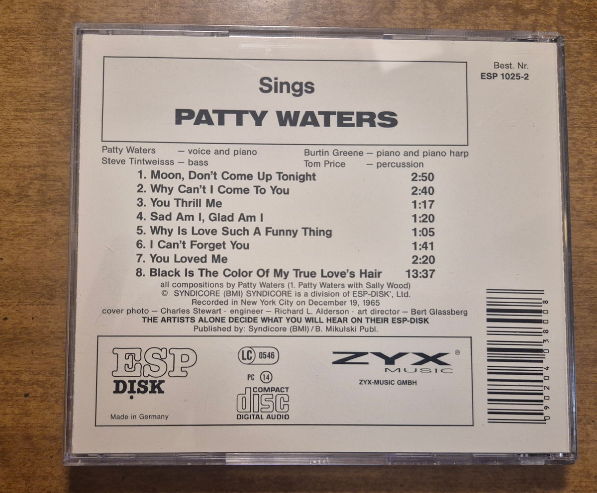 Sings | Patty Waters