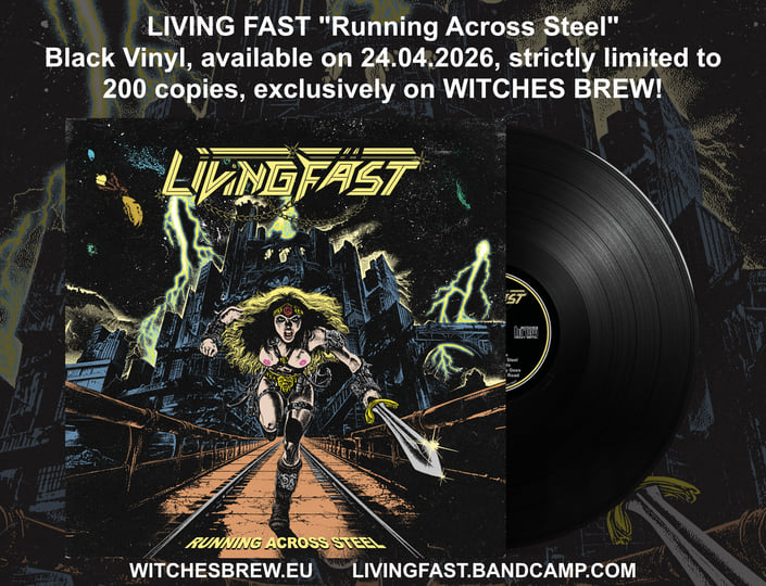 Running Across Steel | LIVING FAST | WITCHES BREW
