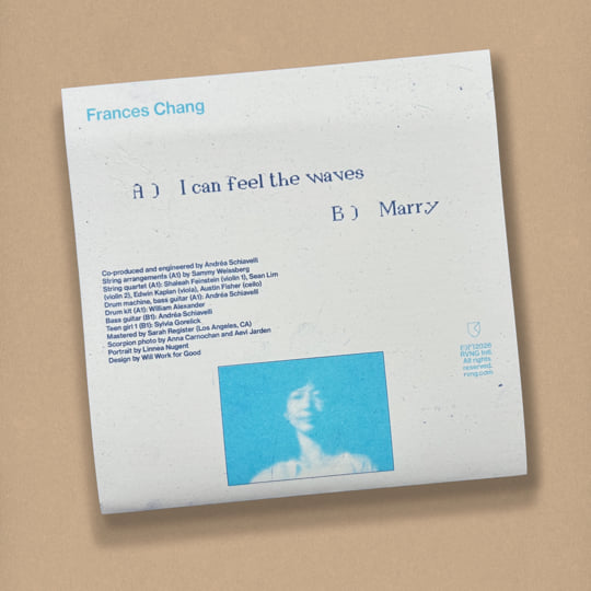 I can feel the waves | frances chang