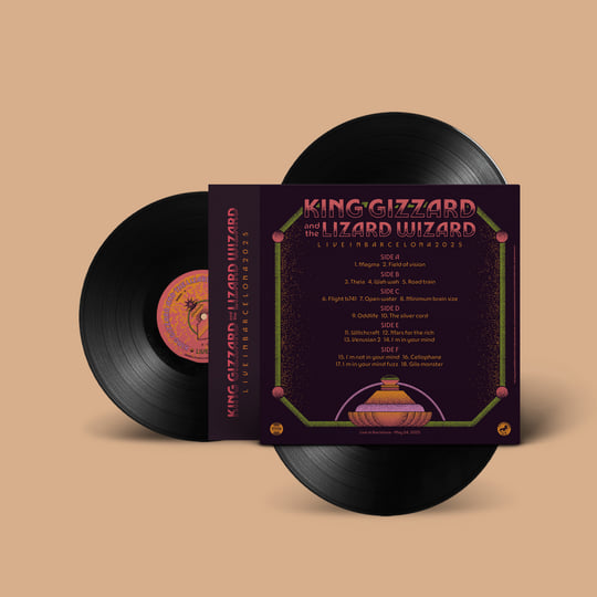 LIZARD BABYLONROCKER LP アナログ盤 宣戦布告収録 Live in Barcelona 2025 | King Gizzard and the Lizard Wizard