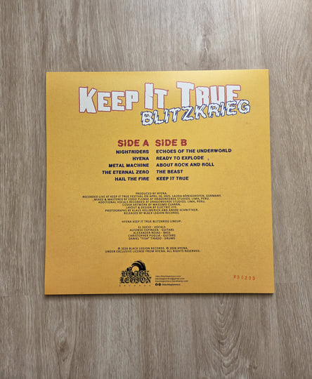Keep It True Blitzkrieg | HYENA | Black Legion
