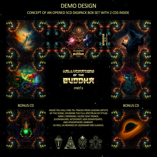 7CD VA - Hallucinations Of The Buddha. Part II | GLOBALSECT