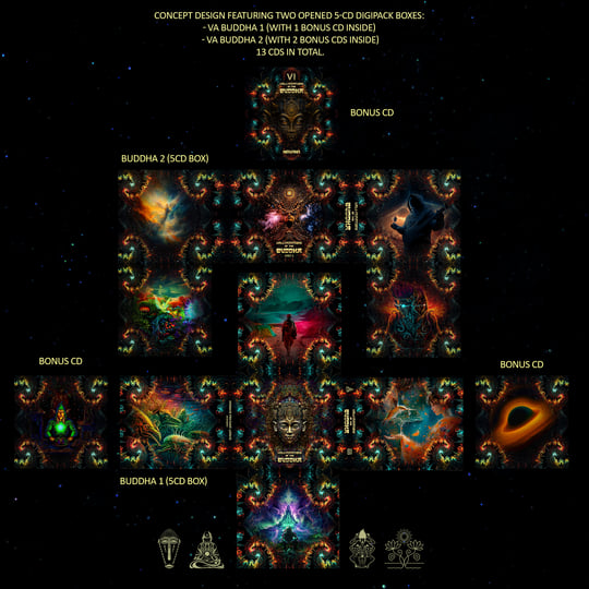 7CD VA - Hallucinations Of The Buddha. Part II | GLOBALSECT