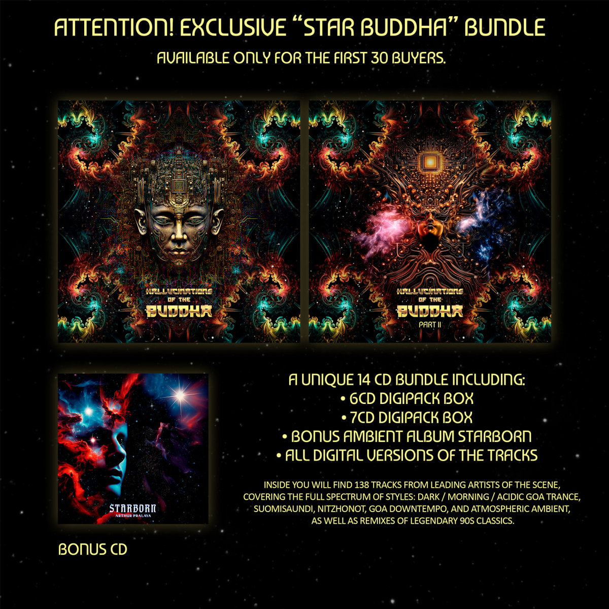 7CD VA - Hallucinations Of The Buddha. Part II | GLOBALSECT