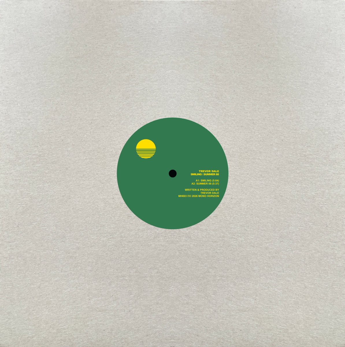 Trevor Dale - Summer / Smiling 88 | Trevor Dale | Mono Horizon