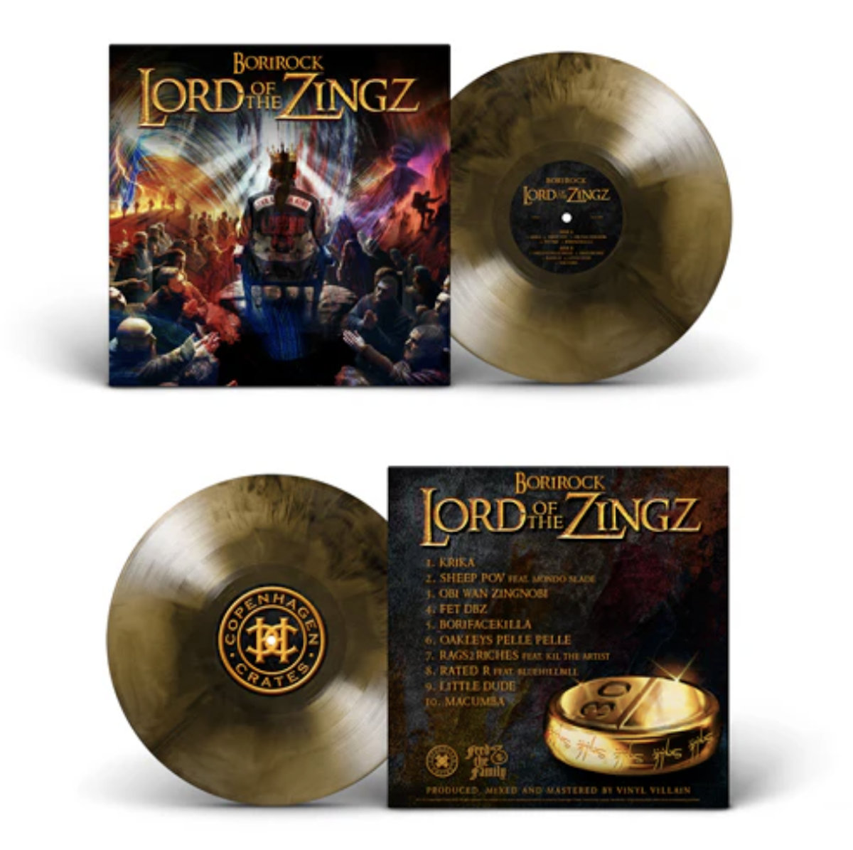 BORIROCK X VINYL VILLAIN 限定70枚 Lord Of The Zingz | BoriRock x Vinyl Villain | Vinyl Villain