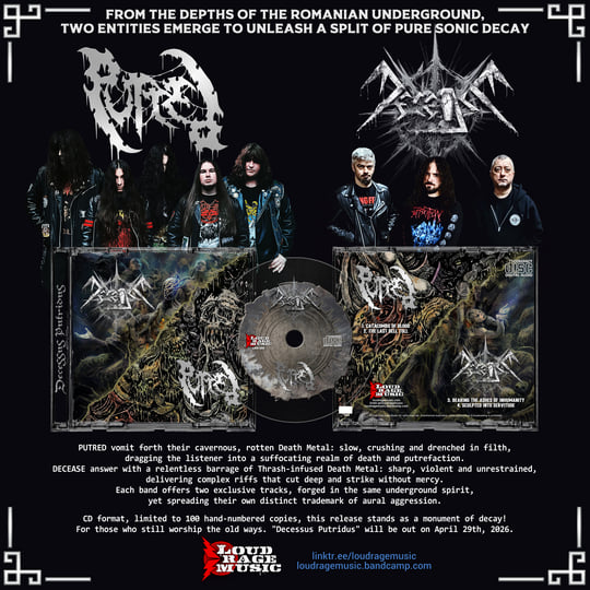 Putred / Decease - Decessus Putridus | Loud Rage Music