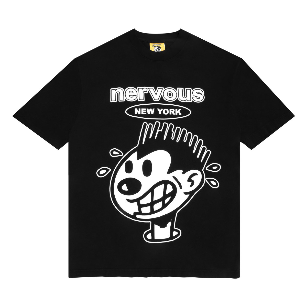 Nervous Highlight T-Shirt (Jet Black) | Nervous Records