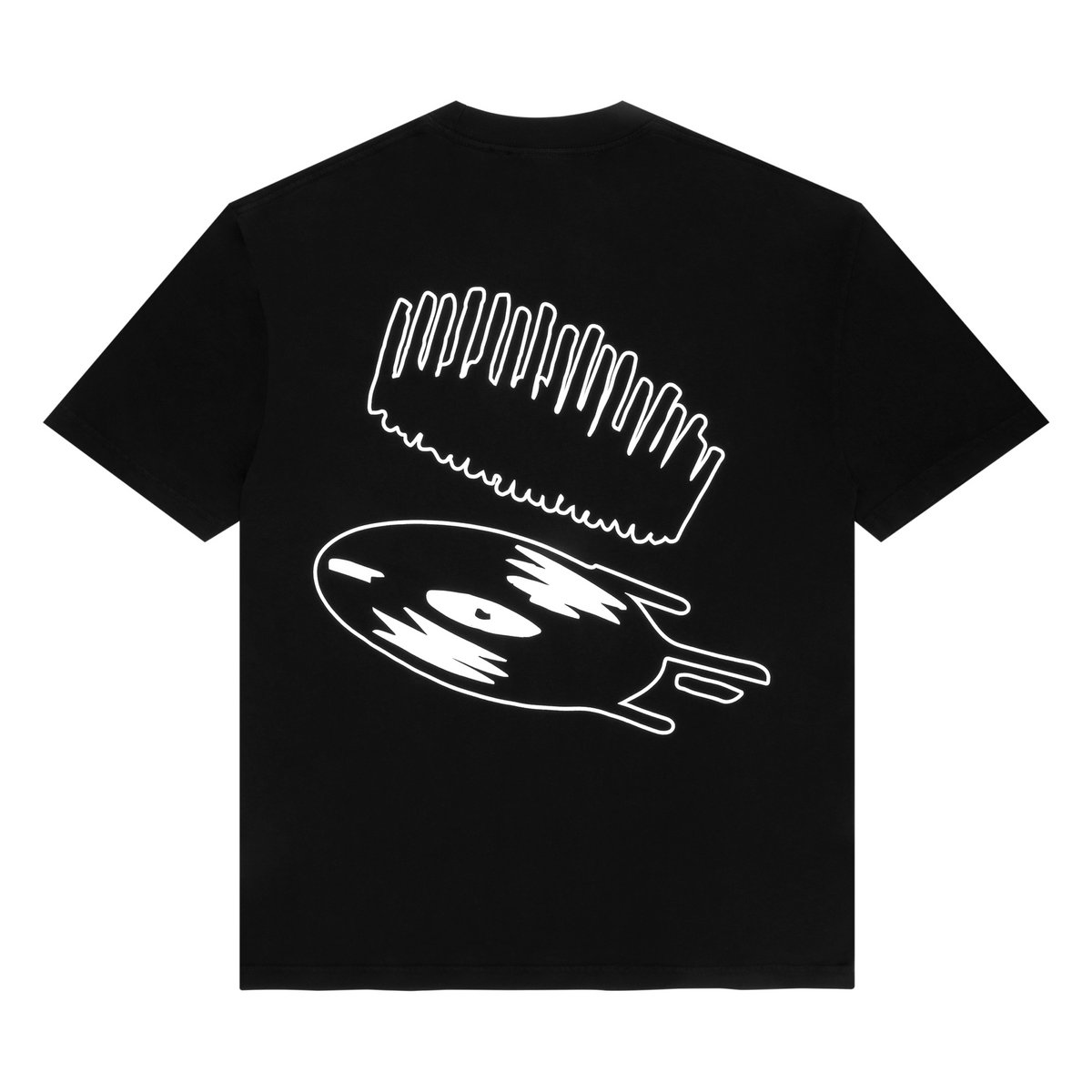 Nervous Highlight T-Shirt (Jet Black) | Nervous Records