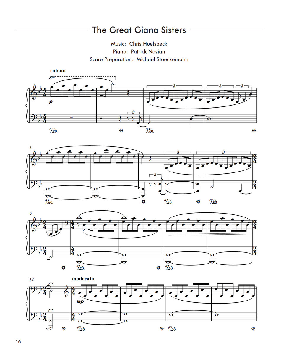 Piano Collection Score Book PDF Edition | Chris Huelsbeck Productions