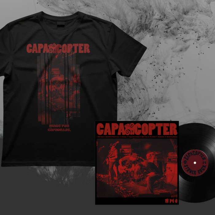 Capacopter – Debut Album Bundle #1: Vinyl + "Made For Capadillos" Shirt