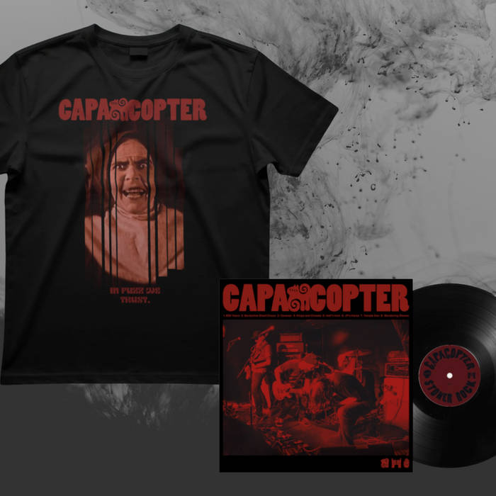 Capacopter – Debut Album Bundle #2: Vinyl + "In Fuzz We Trust" Shirt