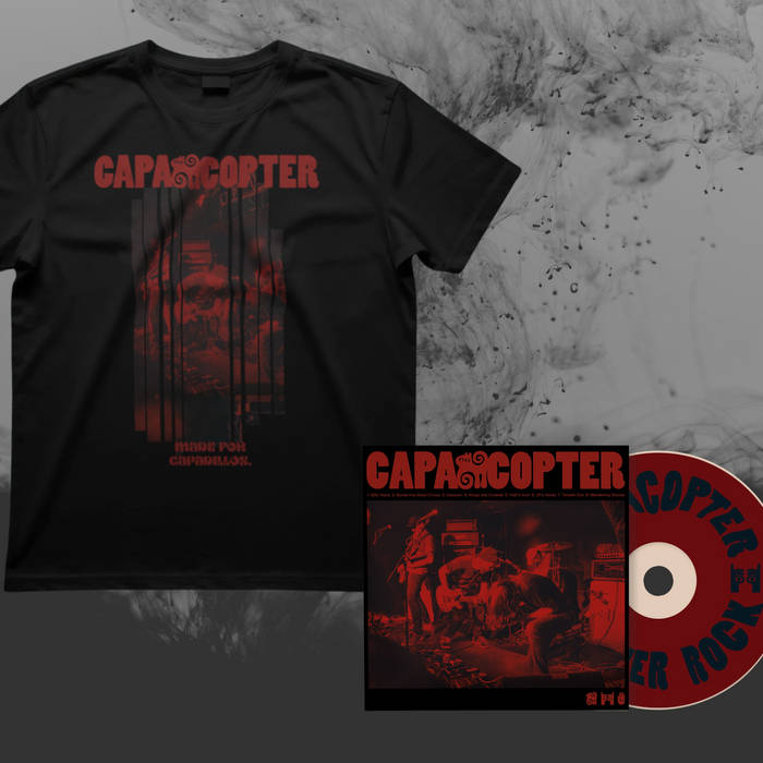 Capacopter – Debut Album Bundle #3: CD + "Made For Capadillos" Shirt