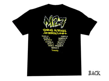 M27 BURNS ACROSS AMERICUHH 2026 Tour Tshirt, image 2