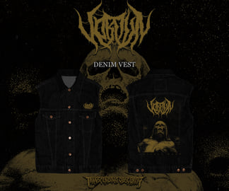 VERDUN - Abyssal Womb Album Artwork Denim Vest, image 1