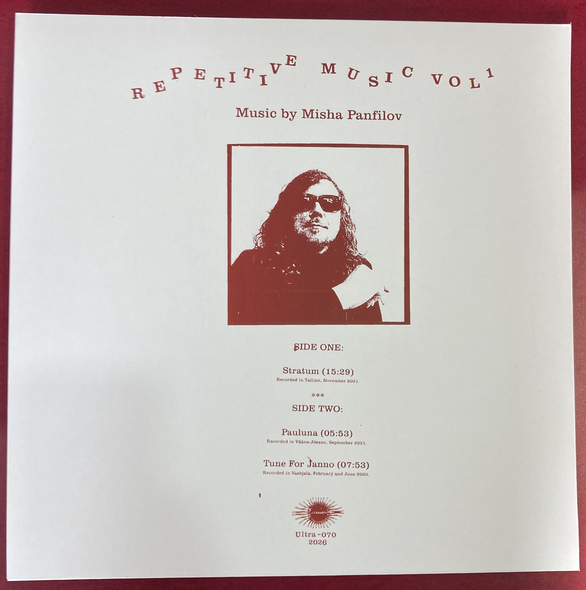 Misha Panfilov - Repetitive Music vol. 1 LP (Ultra-070