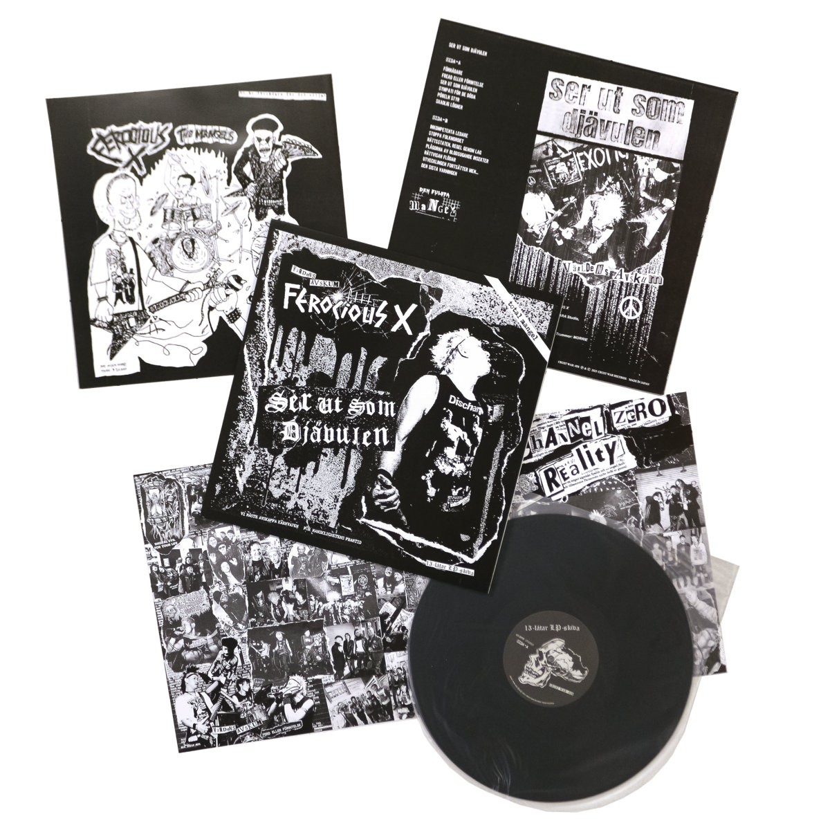 ［新品］FEROCIOUS X 「SER UT SOM DJÄVULEN」 LP FEROCIOUS X - Ser Ut Som Djävulen | EDUCACION CÍNICA