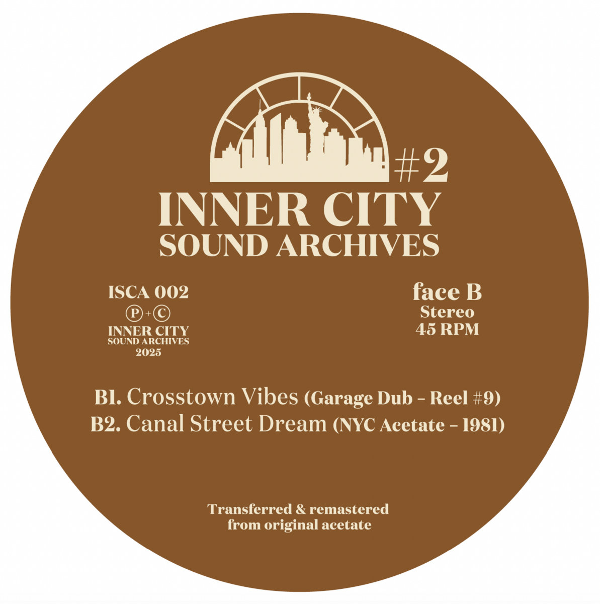 Inner City Sound Archives #2 - Unreleased NYC Loft Cuts (1978–1983