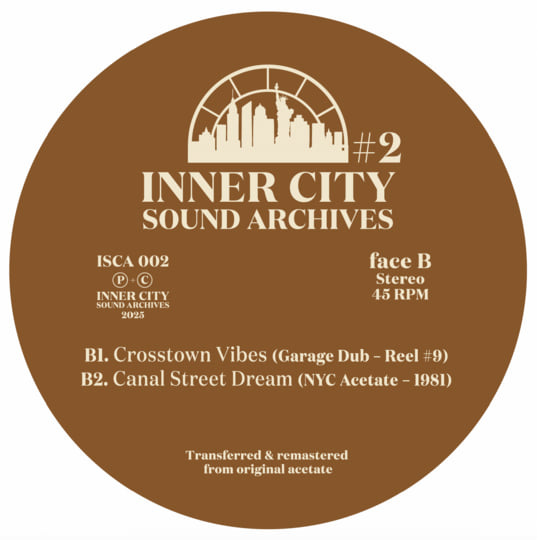 Inner City Sound Archives #2 - Unreleased NYC Loft Cuts (1978–1983