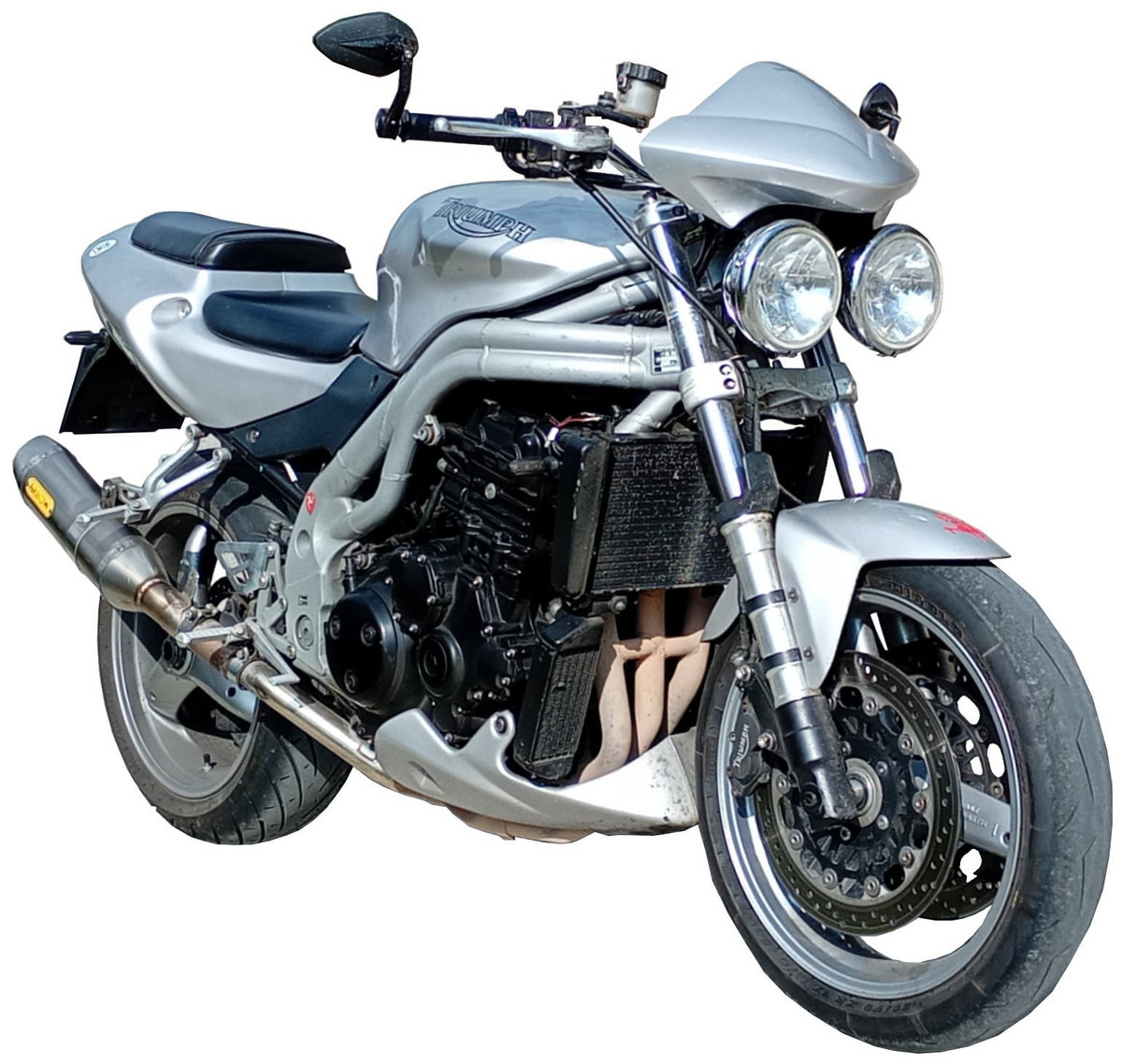 Triumph 955i Speed Triple 2000 streetfighter muscle bike motorcycle photo detail
