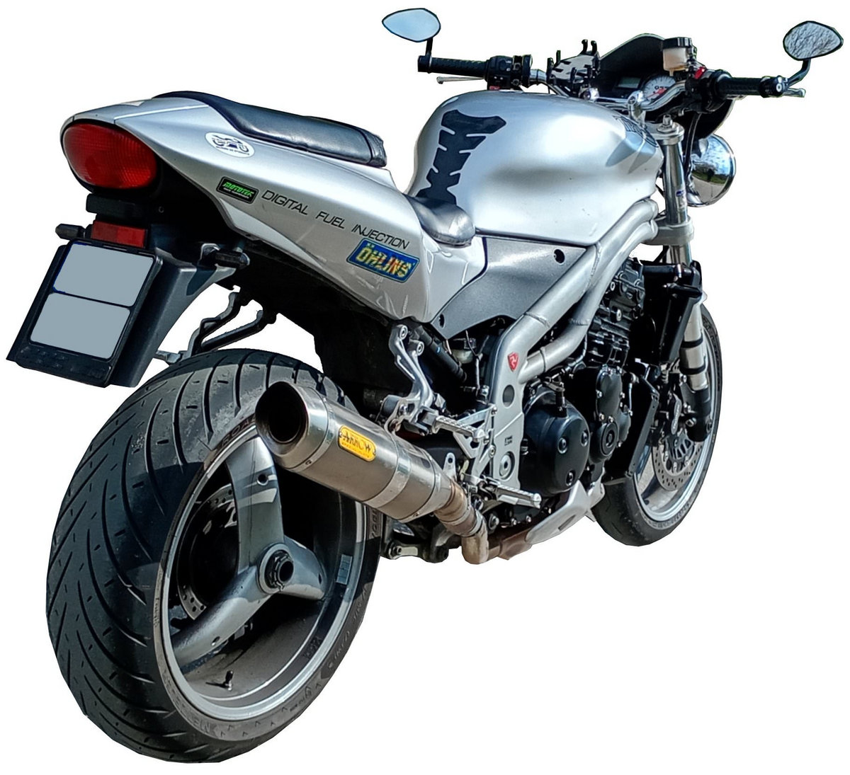 Triumph 955i Speed Triple 2000 streetfighter muscle bike motorcycle photo detail