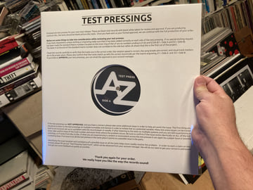 Test Pressing (edition of 5), image 1