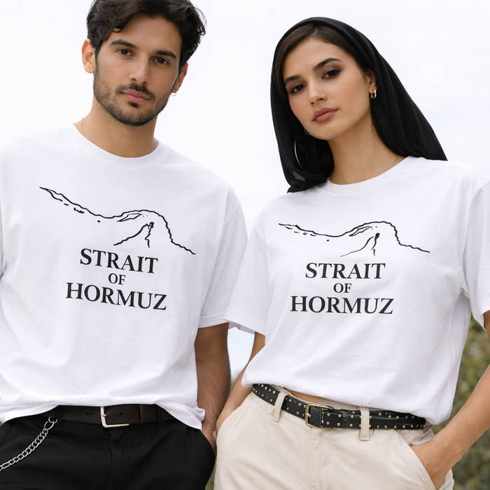Strait of Hormuz T-Shirt (White)
