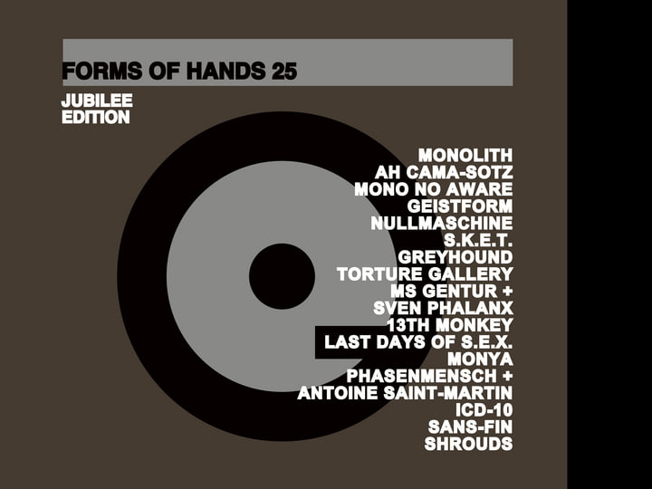 FORMS OF HANDS 25 JUBILEE EDITION | V.A. | HANDS