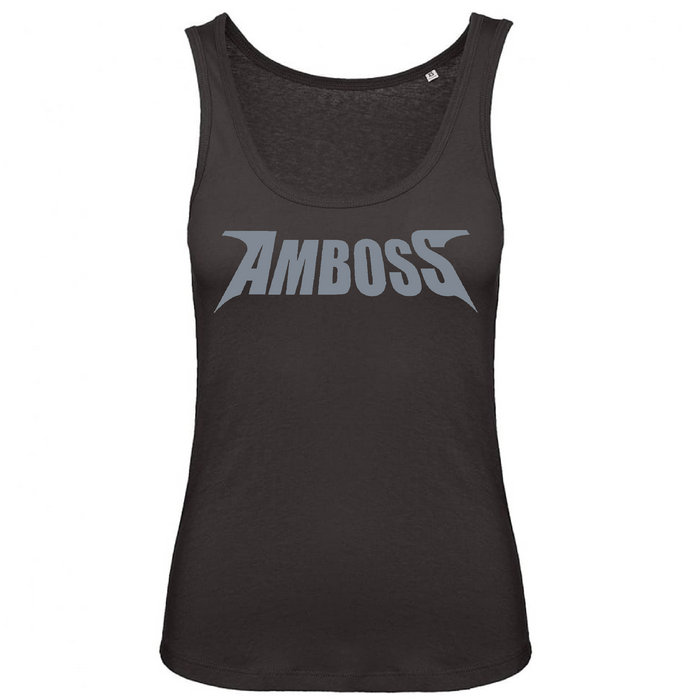 Tanktop Damen schwarz mit AMBOSS Logo