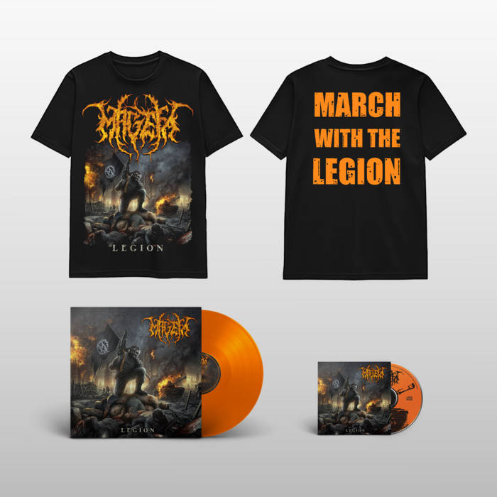 MAGEFA - 'Legion' Ultimate Bundle-CD,VInyl 12" Orange 'Fire' 180g and T-Shirt