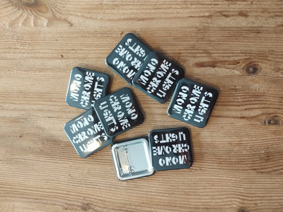 Button LOGO Square 37mm from Monochrome Lights