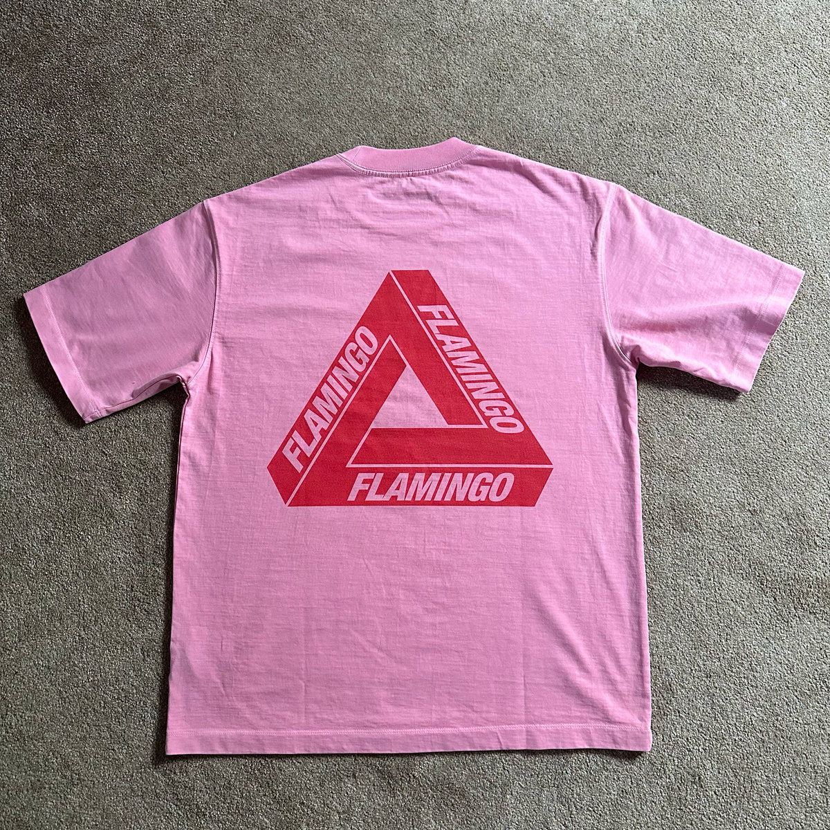 MY PET FLAMINGO | IMPOSSIBLE TRIANGLE 'LOGO TEE' [PINK] | My Pet Flamingo