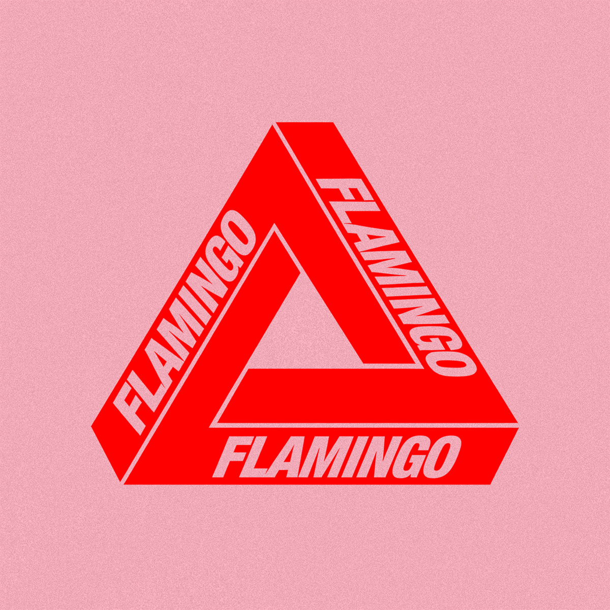 MY PET FLAMINGO | IMPOSSIBLE TRIANGLE 'LOGO TEE' [PINK] | My Pet Flamingo