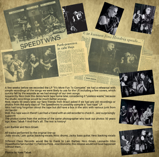 Speedtwins - The Hidden Files | Speedtwins | Different Class Records