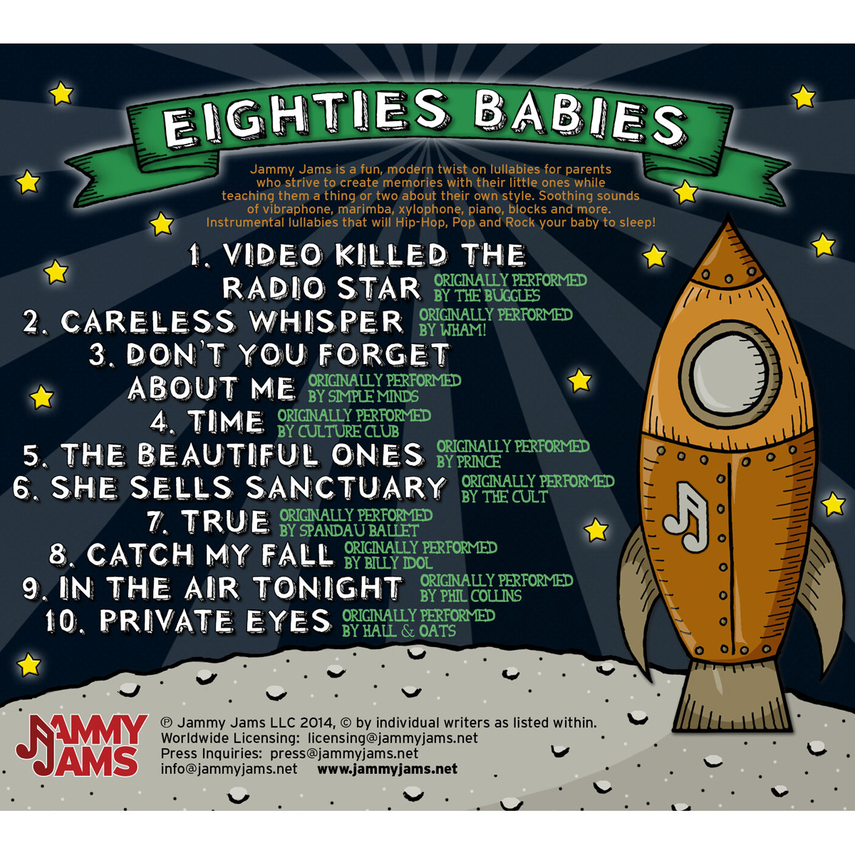 Eighties Babies: Awesome '80s Go Lullaby | Jammy Jams