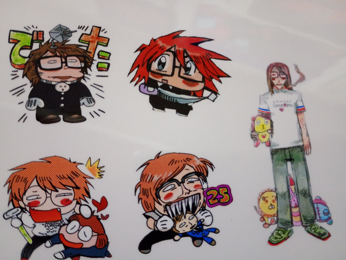 RANFREN】Randal's Friends clear and self-cut sticker sheet | Suikazura