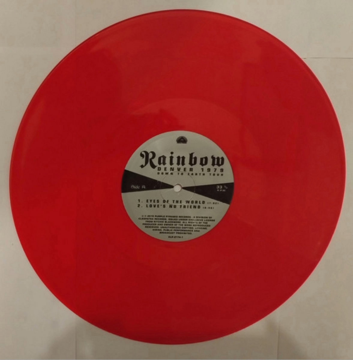 RAINBOW レインボー DENVER 1979<RED VINYL> RAINBOW - Denver 1979 - Amazon.com Music