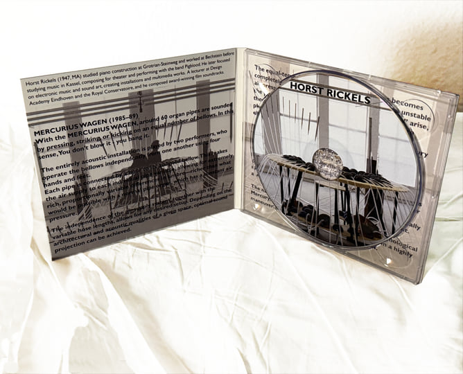 Mercury | Horst Rickels | staalplaat label