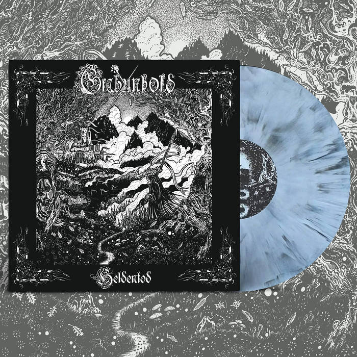 Heldentod – Grabunhold (Ger.) "Heldentod" LP White/Black Marble
