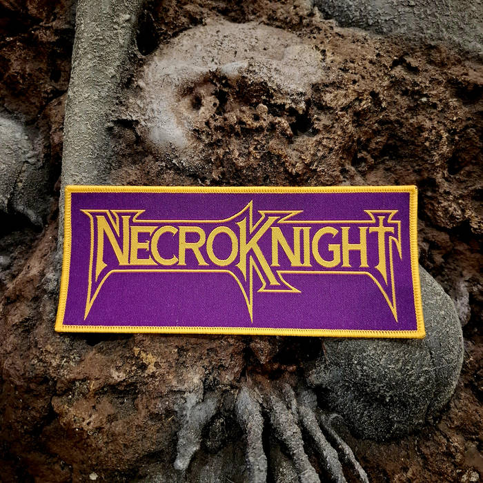 BIG Necroknight purple/golden logo patch