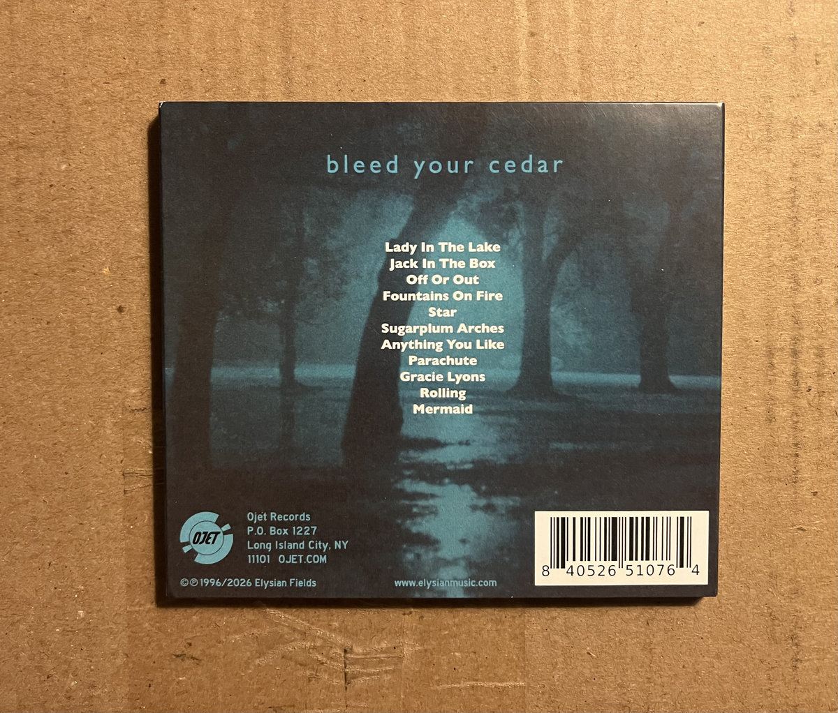 Bleed Your Cedar | Elysian Fields