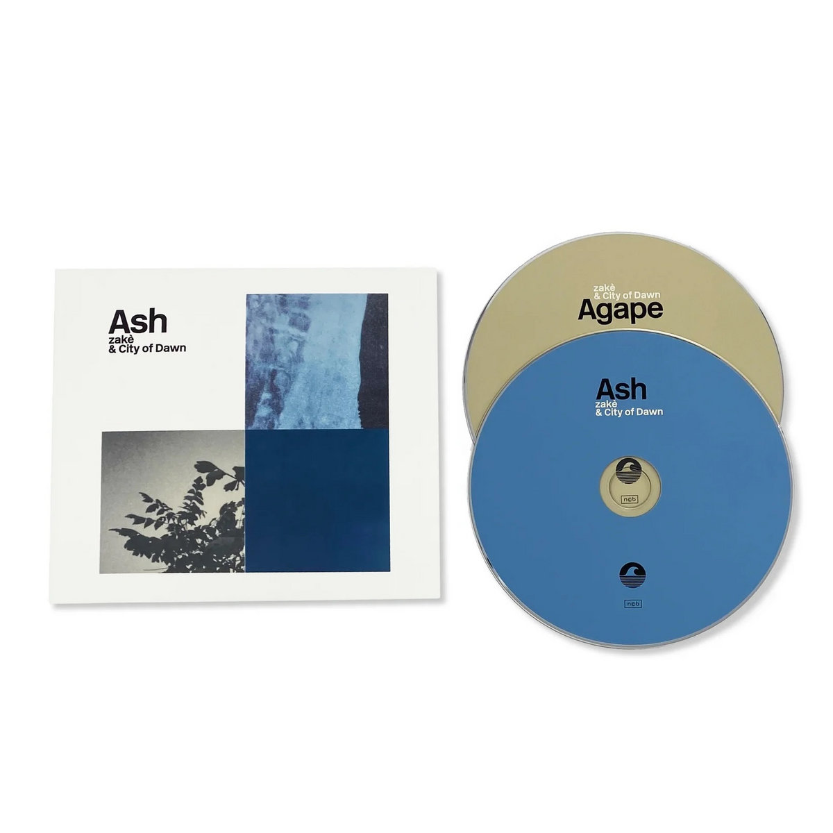 Ash/Agape - 4-Panel Wallet 2xCD by zakè & City of Dawn | zakè