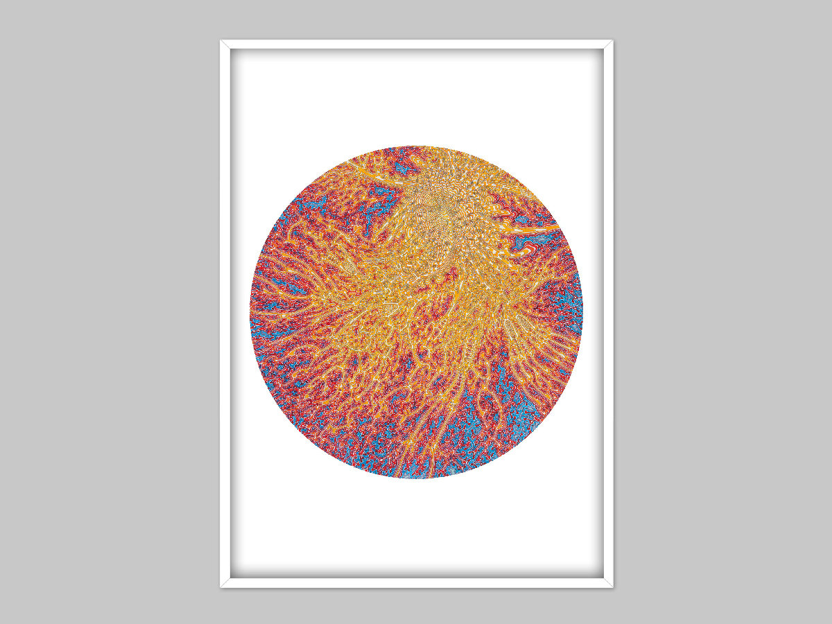 Ebb + Flow' - Limited Edition Giclée Art Print (A3) | Max Cooper