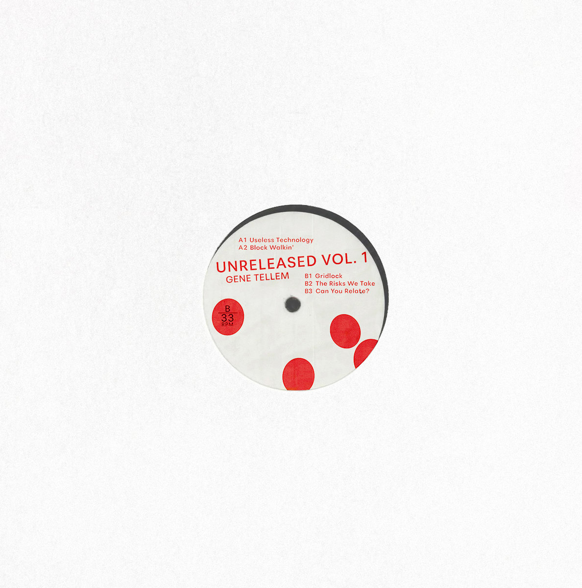 洋楽 ONE CHANCE UNRELEASED TRACKS Vol.1 Unreleased Vol. 1 | Gene Tellem | Bienvenue Recordings