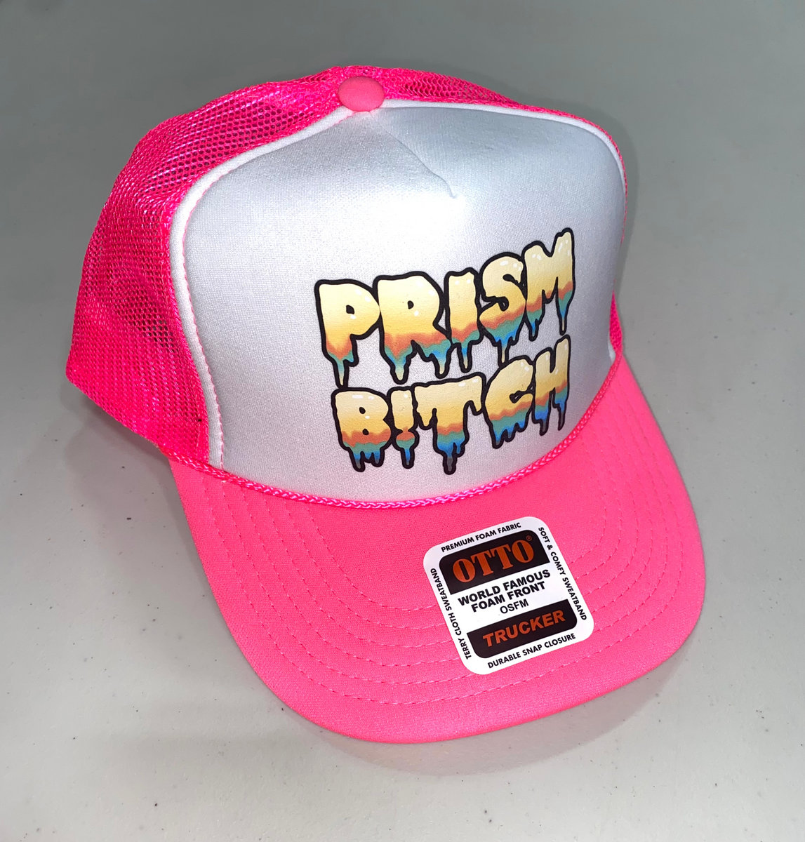 Trucker: PINK/WHITE | Prism Bitch display picture 1