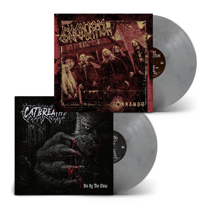Commando EP – "Catbreath"-exclusive grey black marbled vinyl (12inch)