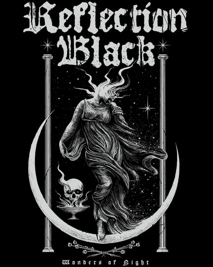 Burning Obsidian Star | Reflection Black