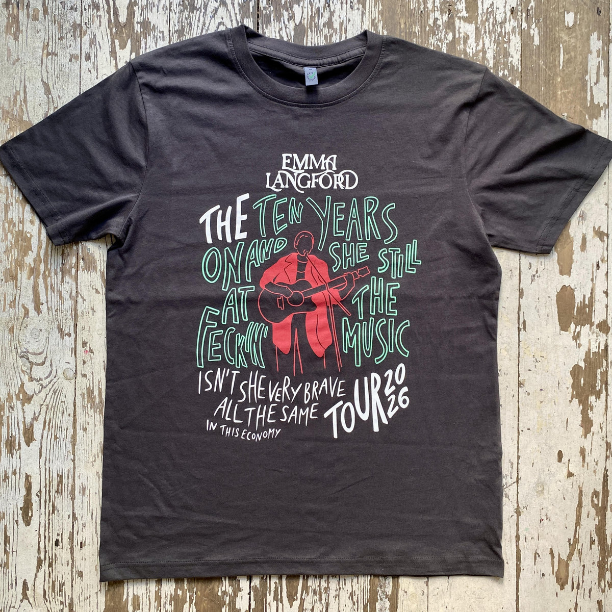 Organic Cotton Unisex T-Shirt + Digital Album Download | Emma Langford