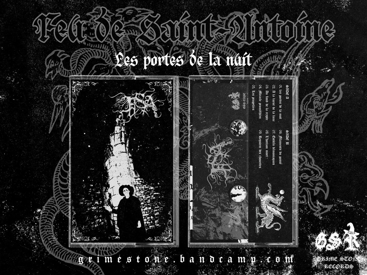 Feu de Saint-Antoine【LP】ブラックメタル ダンジョンシンセ Feu de Saint-Antoine - Les portes de la nuit | Feu de Saint