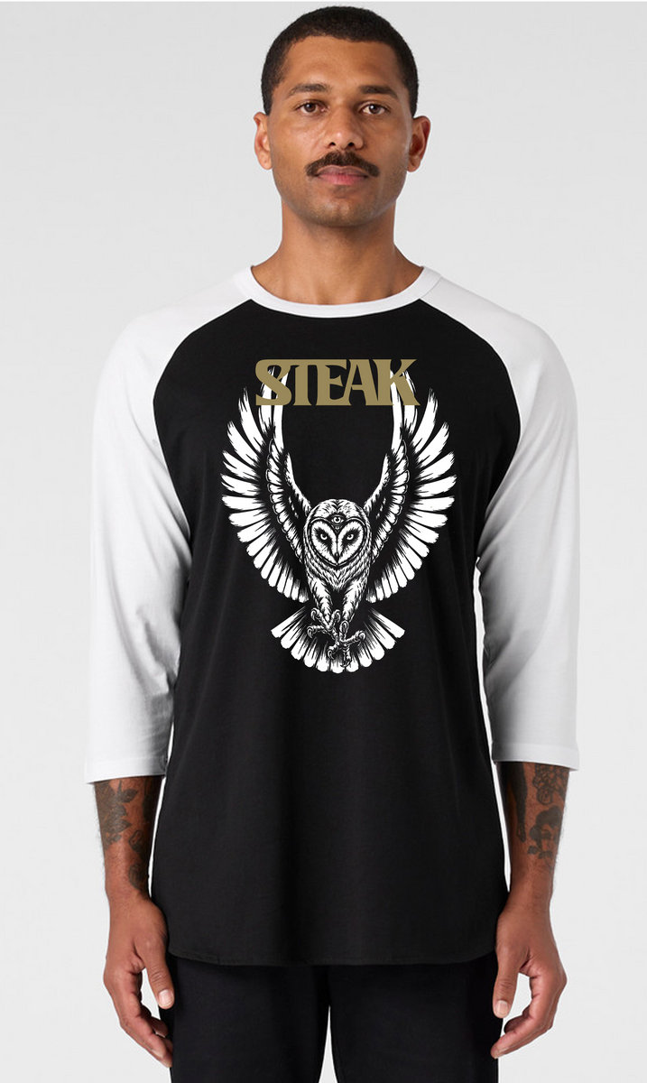 Screaming Owl Baseball Tee